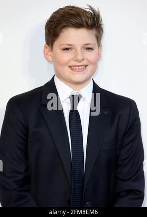 Feb 03, 2019 - London, England, UK - The Kid Who Would Be King Family Gala Screening     Photo Shows: Louis Ashbourne Serkis Stock Photo