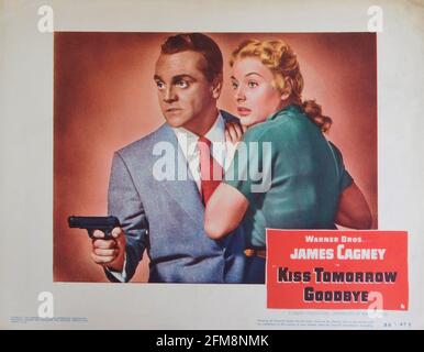 JAMES CAGNEY and BARBARA PAYTON in KISS TOMORROW GOODBYE 1950 director GORDON DOUGLAS screenplay Harry Brown from the novel by Horace McCoy William Cagney Productions / Warner Bros. Stock Photo