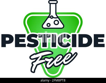 Pesticide free rubber stamp Royalty Free Vector Image