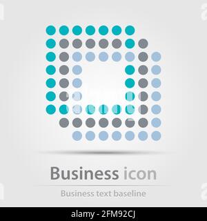 Originally created business icon for creative design tasks Stock Vector