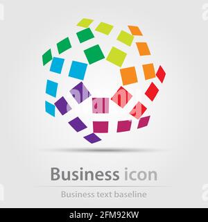 Originally created business icon for creative design tasks Stock Vector