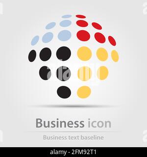Originally created business icon for creative design tasks Stock Vector