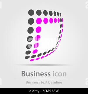 Originally created business icon for creative design tasks Stock Vector