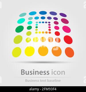 Originally created business icon for creative design tasks Stock Vector