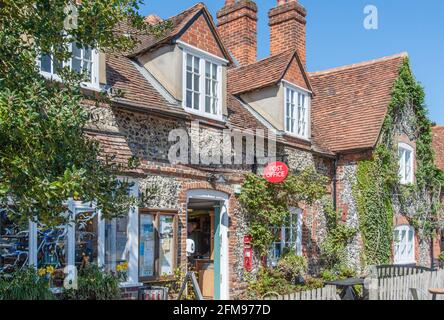 Post Office and village shop, Hambleden Village, Buckinghamshire, England. Stock Photo