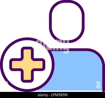 Building brand loyalty RGB color icon. Reaching new customers. Marketing strategy. Attracting potential clients. Consumer retention. Building partnerships. Isolated vector illustration Stock Vector