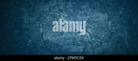 Dark blue grunge and texture cement or concreate background Stock Photo