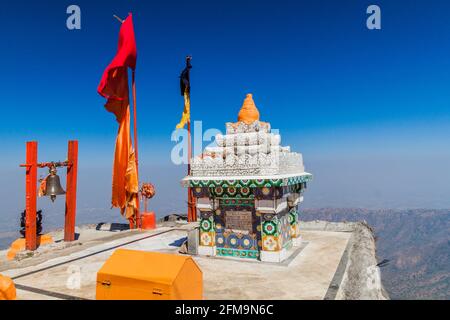 Small temple at Girnar Hill, Gujarat state, India Stock Photo