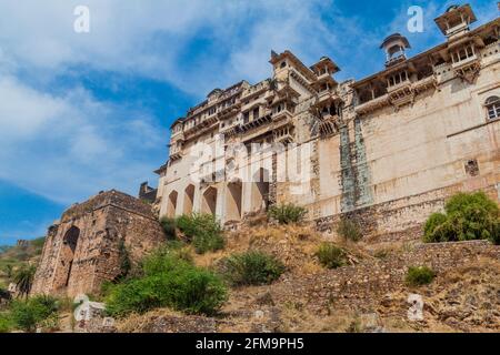 Garh Palace in Bundi, Rajasthan state, India Stock Photo