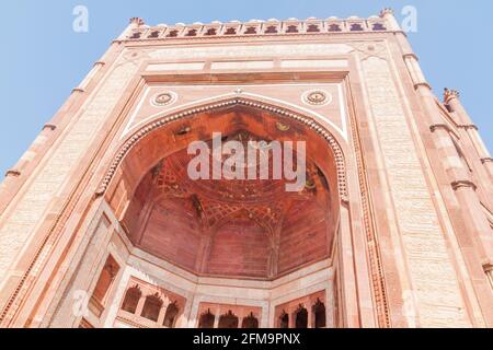 Buland Darwaza (Victory Gate) of the ancient city Fatehpur Sikri, Uttar Pradesh state, India Stock Photo