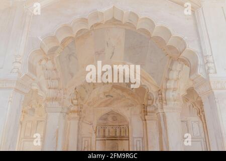 AGRA, INDIA - FEBRUARY 20, 2017: Nagina Masjid mosque at Agra Fort, Uttar Pradesh state, India Stock Photo