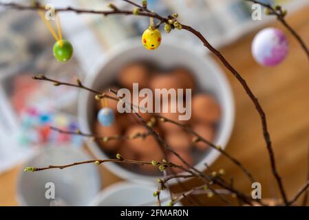 Easter eggs Stock Photo