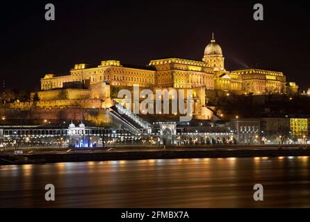 Buda castle in Budapest. Hungary Stock Photo