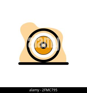 Disk Vector Icon Conceptual Design Illustration eps10 Stock Vector