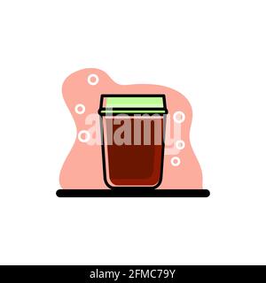 Coffee Drink Icon Conceptual Vector Illustration Design eps10 Stock Vector