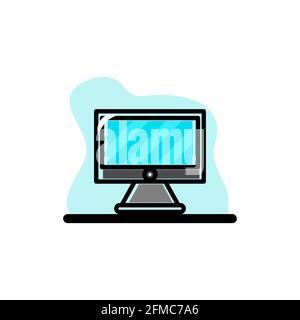 Computer PC Concept Icon Vector Illustratin Design eps10 Stock Vector