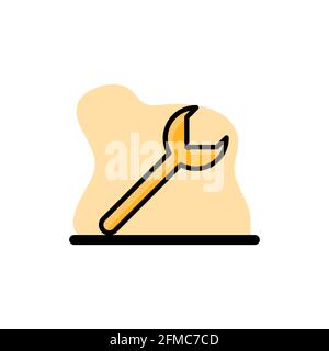 Wrench Icon Vector Illustration Design eps10 Stock Vector