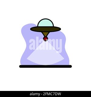 UFO Icon Concept Vector Illustration Design eps10 Stock Vector