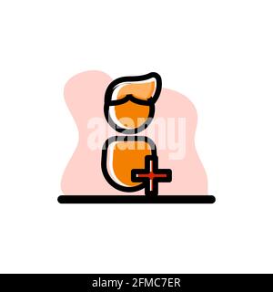 Account Vector Concept Illustration Icon Vector Design eps10 Stock Vector