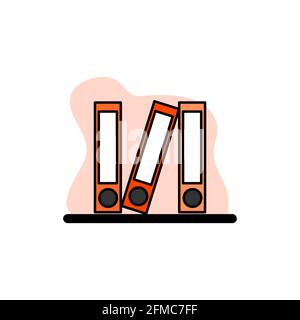 Files Concept Icon Vector Illustration Design eps10 Stock Vector