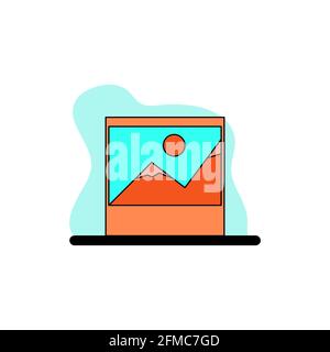 Picture Icon Conceptual Vector Illustration Design eps10 Stock Vector