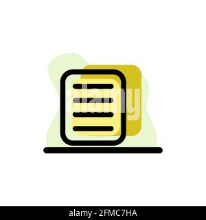 Files Icon Vector Illustration Concept Design eps10 Stock Vector