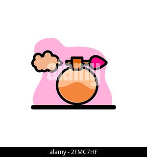 Perfume Fragrance Icon Vector Illustration Design eps10 Stock Vector