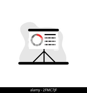 Presentation Icon Vector Illustration Design eps10 Stock Vector