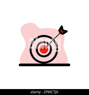Target Icon Conceptual Vector Illustration Design eps10 Stock Vector
