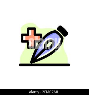 Add Anchor Point Tool Vector Icon Illustration Design eps10 Stock Vector