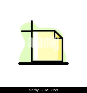 Artboard Tool Conceptual Vector Illustration Design Icon eps10 Stock Vector