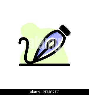 Curvature Tool Conceptual Icon Vector Illustration Design eps10 Stock Vector