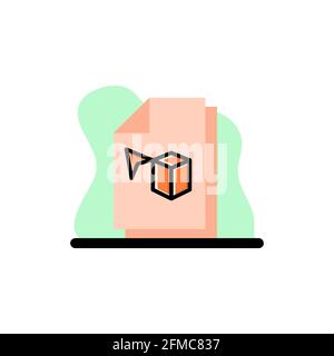 Perspective Selection Tool Documents Conceptual Vector Icon Design Illustration eps10 great for any purposes Stock Vector