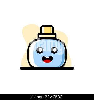 Cute Glue Bottle Vector Illustration Character Design eps10 great for any purposes Stock Vector