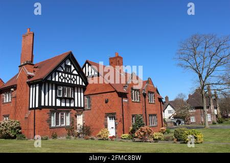 Port Sunlight Model Village, Wirral, UK Stock Photo