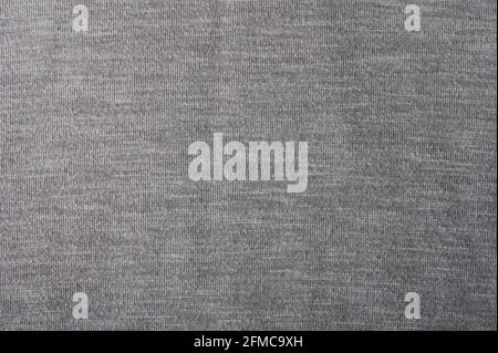 Pattern of gray textile material macro close up view Stock Photo