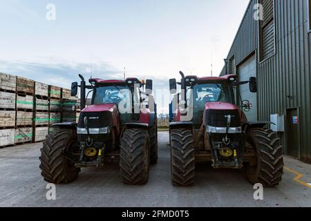 Case tractors Stock Photo