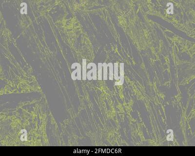 Abstract unconventional grunge background with bright green and gray Stock Photo