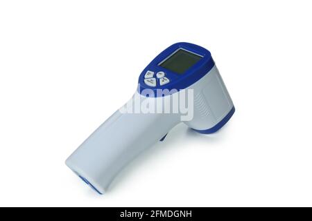 Digital thermometer gun isolated on white background Stock Photo