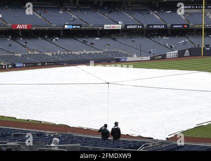 The Latest: Tarp on field at Truist Park during all-day rain - WDEF