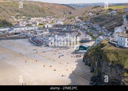 Portreath, Cornwall, England, UK Stock Photo