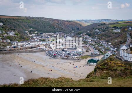 Portreath, Cornwall, England, UK Stock Photo