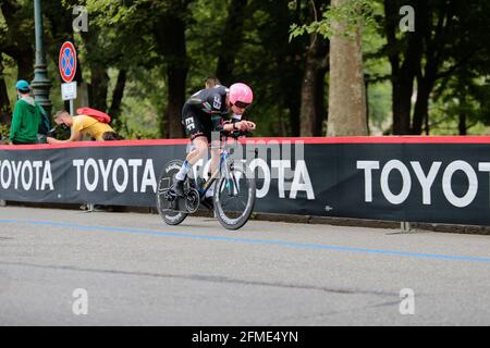 Lars van den Berg (Ned) Groupama-FDJ during the Tour of Italy, Giro d'Italia 2021, Stage 1, individual time trial Torino - Torino on May 8, 2021 in It Stock Photo