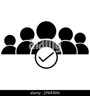 membership icon on white background. join the community sign. membership symbol. flat style. Stock Photo
