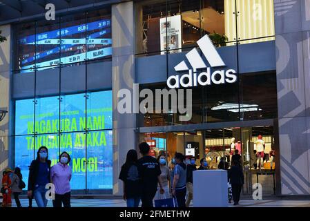 BEIJING CHINA MAY 5 2021 Adidas store in Wangfujing Commercial Street Beijing China May 5 2021. Photo by Shi Shuai Costfoto Sipa USA Stock Photo Alamy