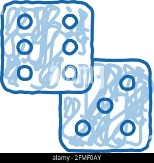 Game Element Glassies doodle icon hand drawn illustration Stock Vector