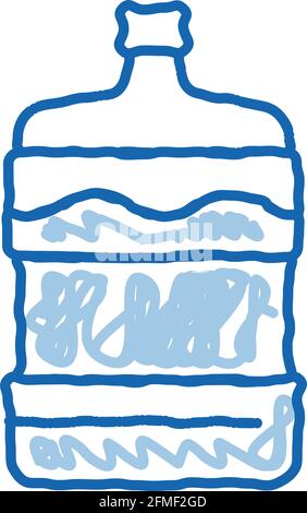 Healthy Water Home Filter Vector Thin Line Icon Stock Vector
