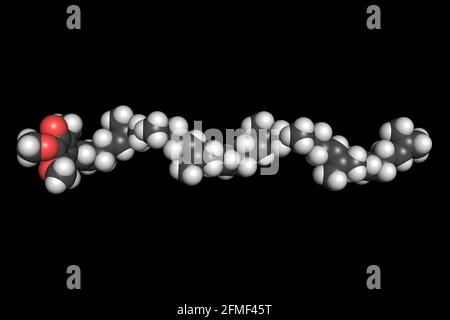 Coenzyme Q10 ubiquinone CoQ10 molecule 3D render chemical structure Stock Photo