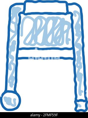 Walker Orthopedic Equipment With Rollers Vector Stock Vector