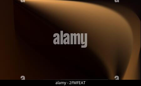 Abstract silken brown background with smooth and flowing lines Stock Vector